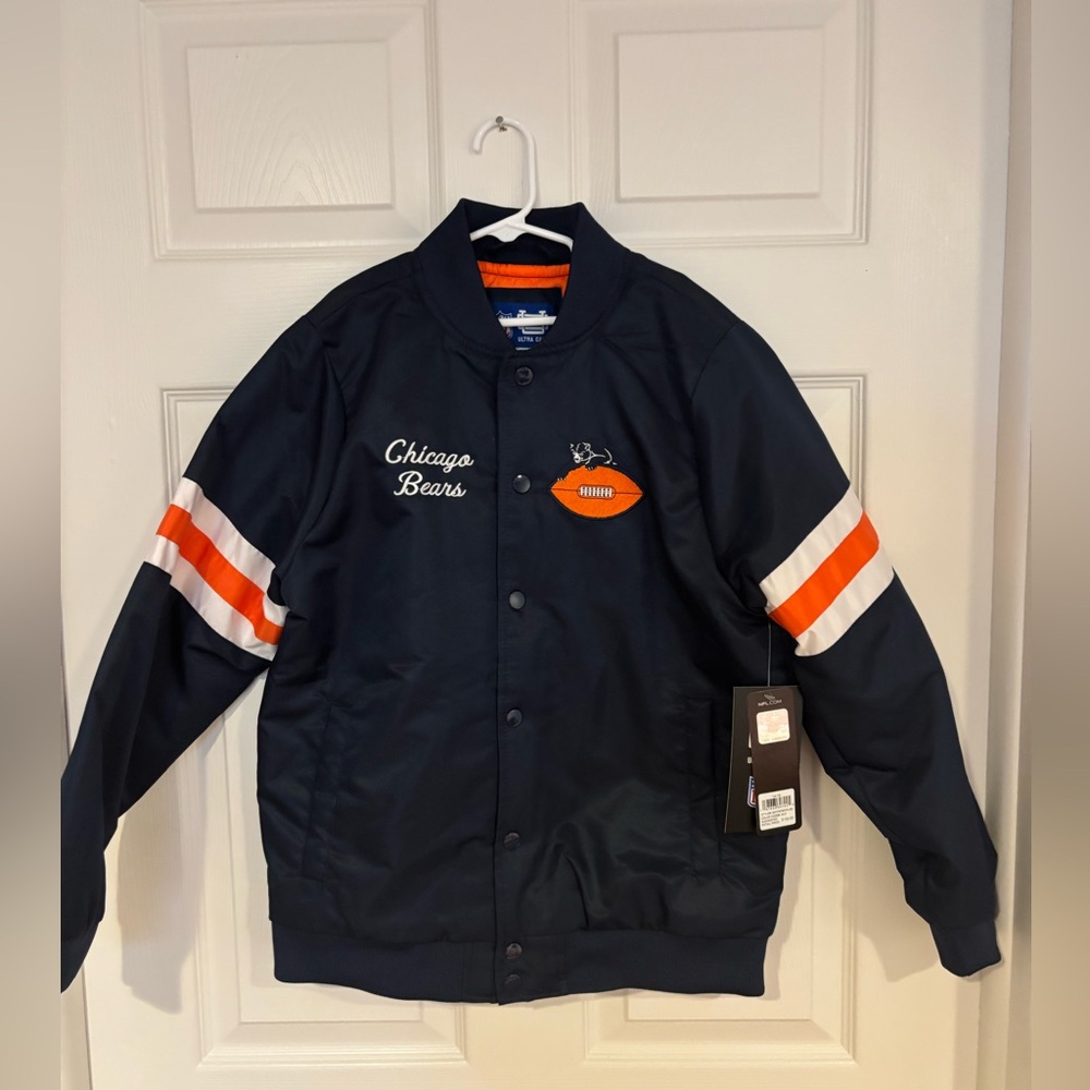 Chicago Bears Retro bomber jackets kids sz 14-16